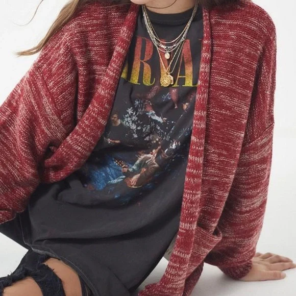 Boyfriend knit pocket cardigan